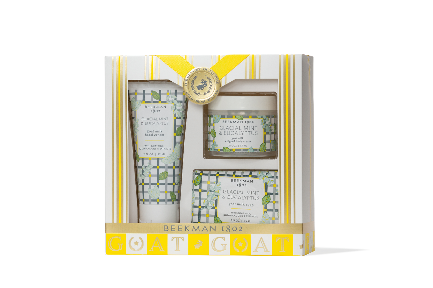 Glacial Mint & Eucalyptus Hand & Body 3pc Sampler