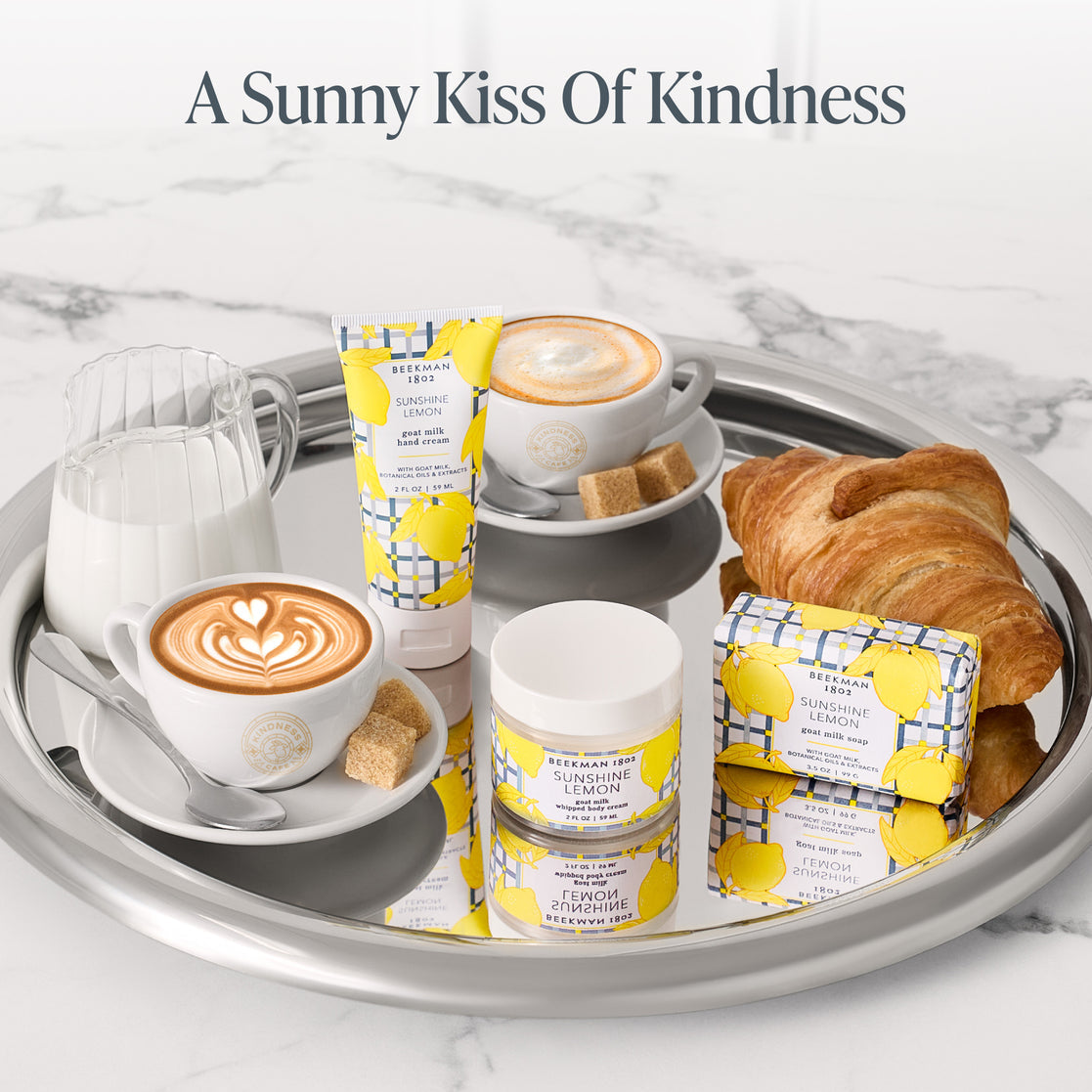 Sunshine Lemon Kindness Cafe Bodycare Trio