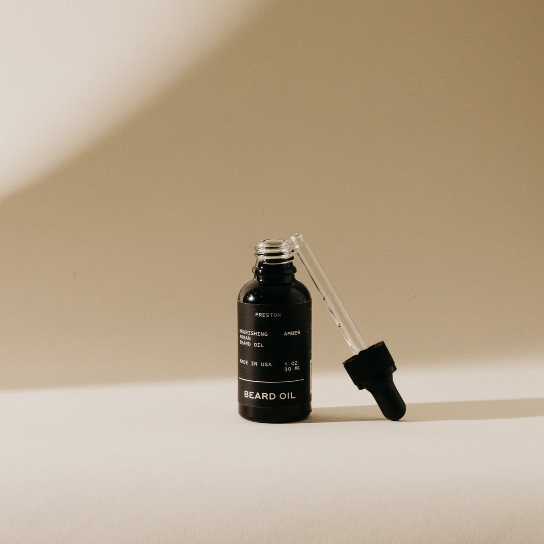 PRESTON BEARD OIL-AMBER-1 OZ