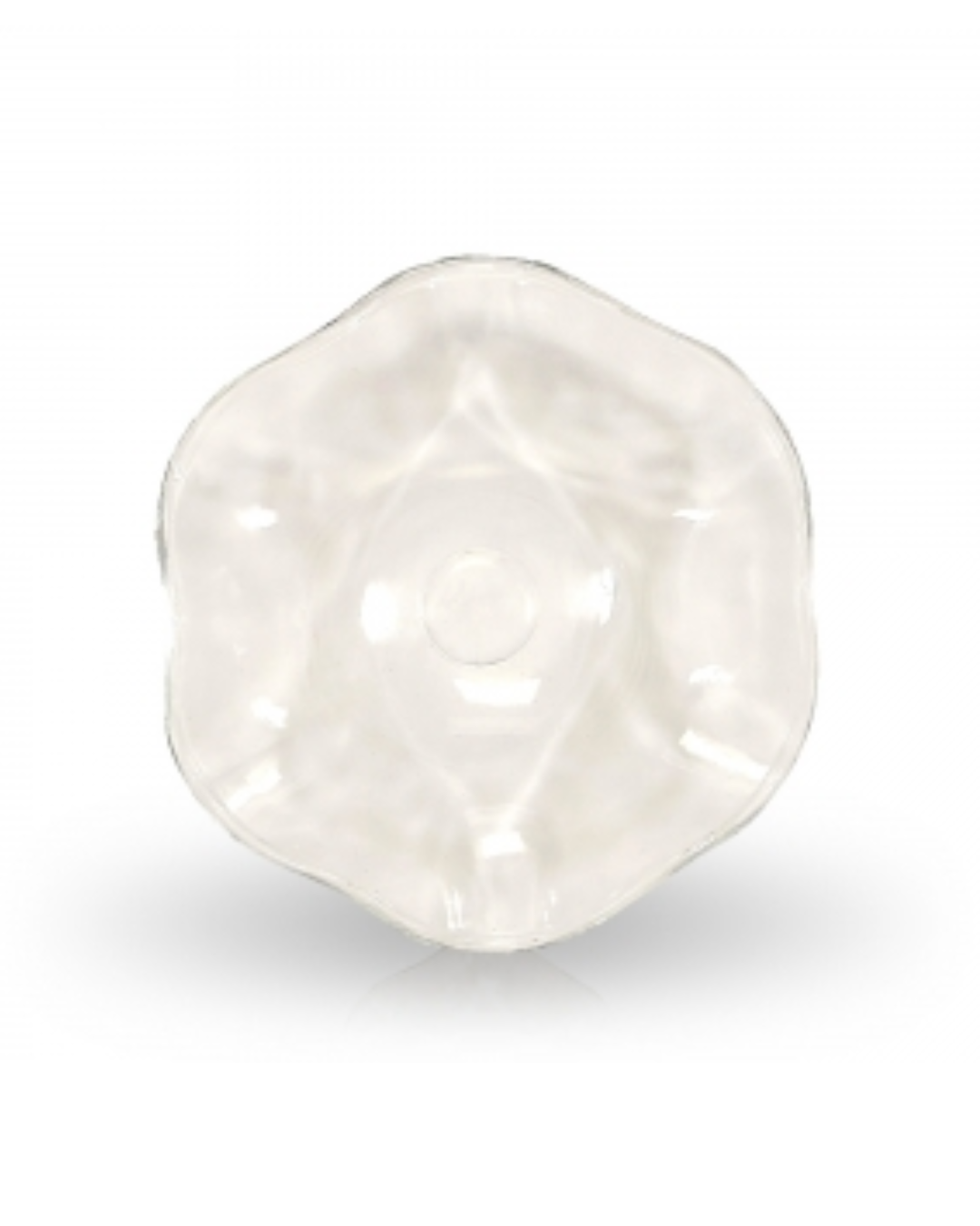 Cuenco de plato transparente para quemador