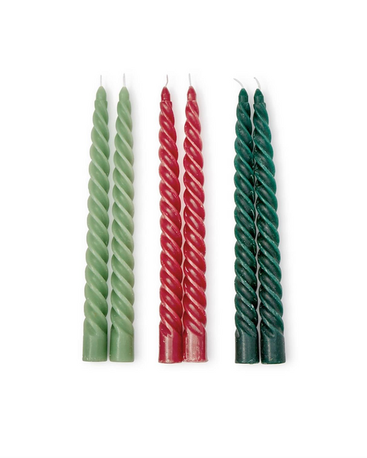 wist and Glow Set of 2 Twist Taper Candles in Gift Box