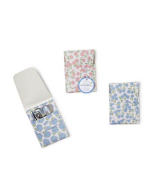 Hydrangea Print 5 Pc Manicure Kit Asst 3 Designs