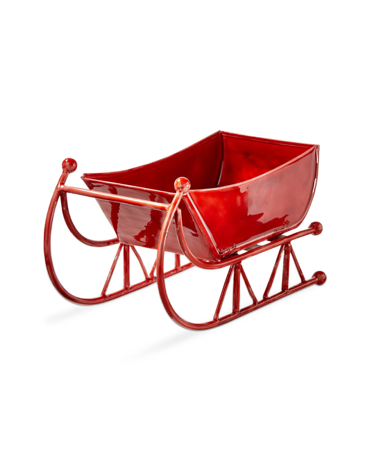 Vintage Sleigh Enamel Decor
