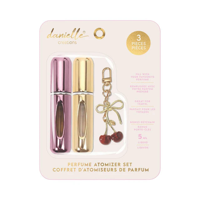 2pk 5ml Perfume Atomizer W/ Keychain