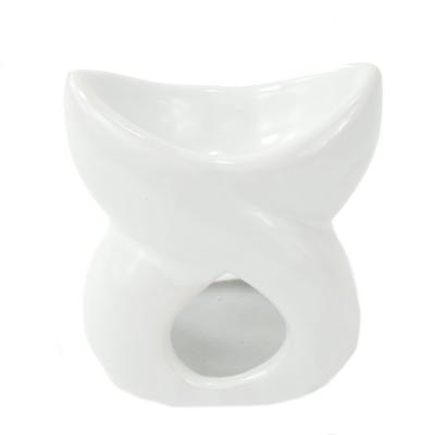 WHITE MINI CERAMIC OIL BURNER