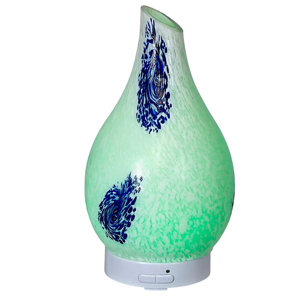 Difusor Abstracto de Vidrio - azul y blanco 100ML