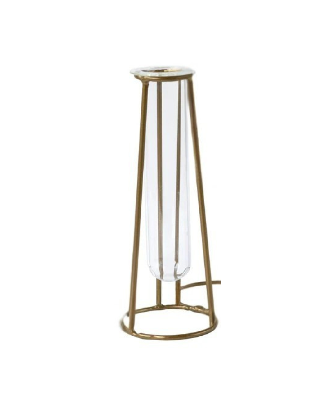 TEST TUBE VASES WITH METAL