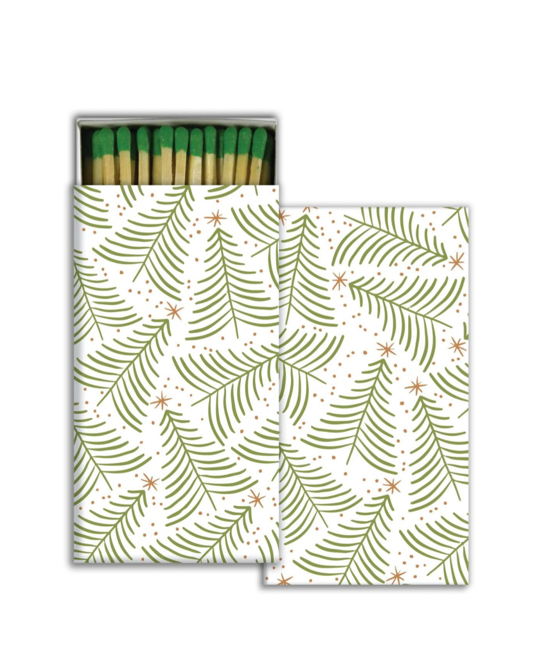 simple trees decorative matchbox