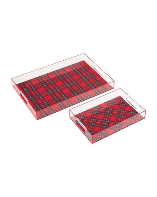 Tartan Acrylic Tray