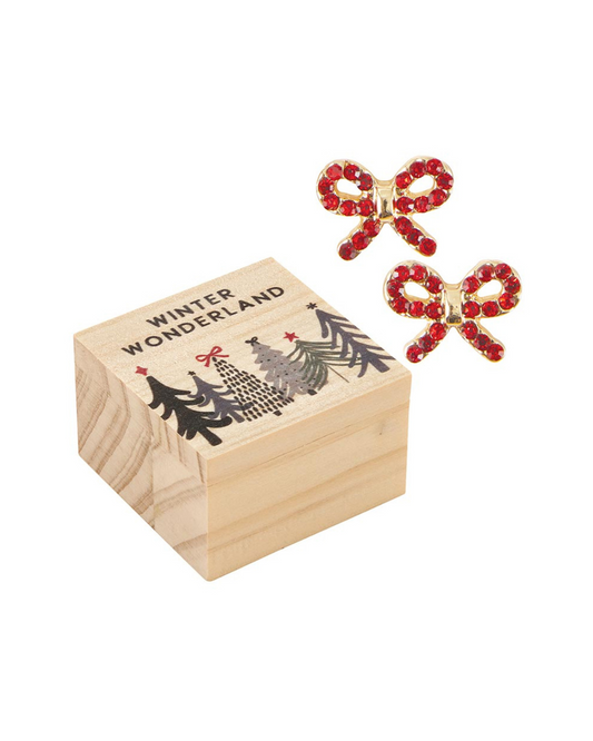 Treasure Box Earrings - Winter Wonderland
