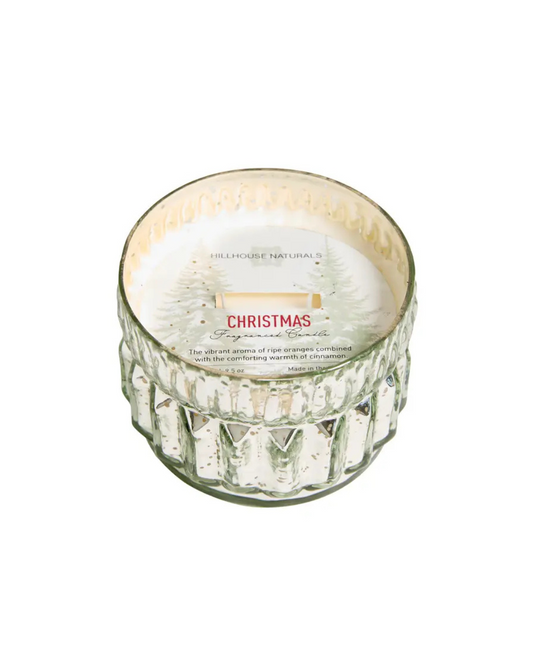 Christmas Fragrances 2 wick Mercury Glass 9.5oz