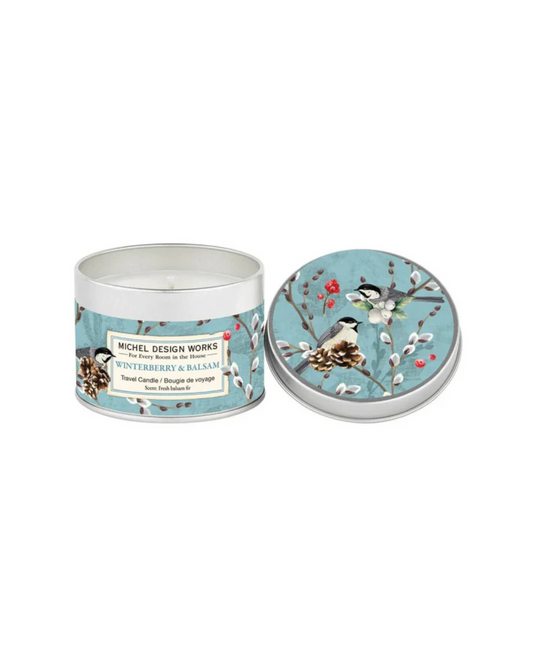 Winterberry & Balsam Travel Candle