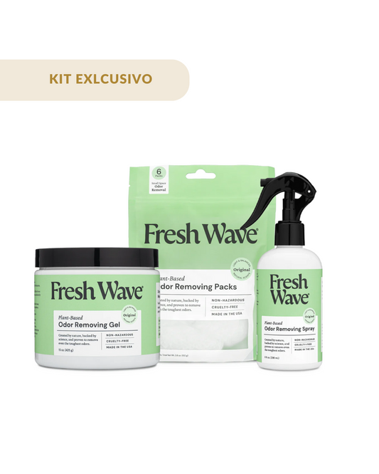 Kit Exclusivo Fresh Wave Original - Gel, Spray y Pack
