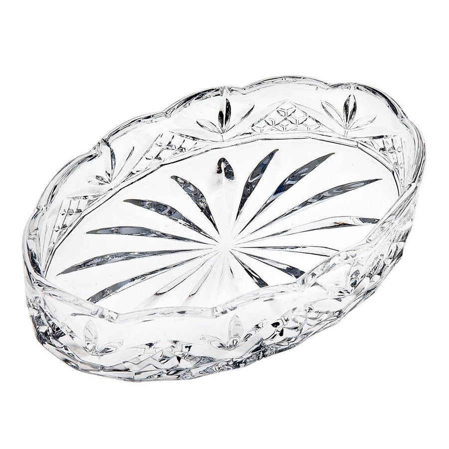 Jabonera festoneada de cristal de Dublín