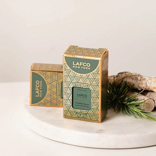 Champagne +  Woodland Spruce Smart Diffuser  (kit exclusivo) Pura home refill