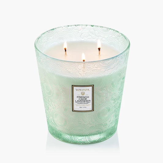 French Cade Lavender 3 Wick Hearth Candle