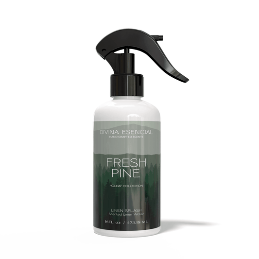 Fresh Pine Linen Spray – Holiday Crisp Pine 16oz