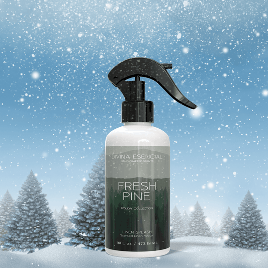 Fresh Pine Linen Spray – Holiday Crisp Pine 16oz