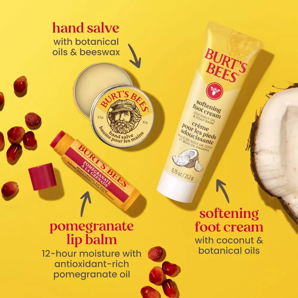 Burt's Bees Tips and Toes 6 Piece Gift Set