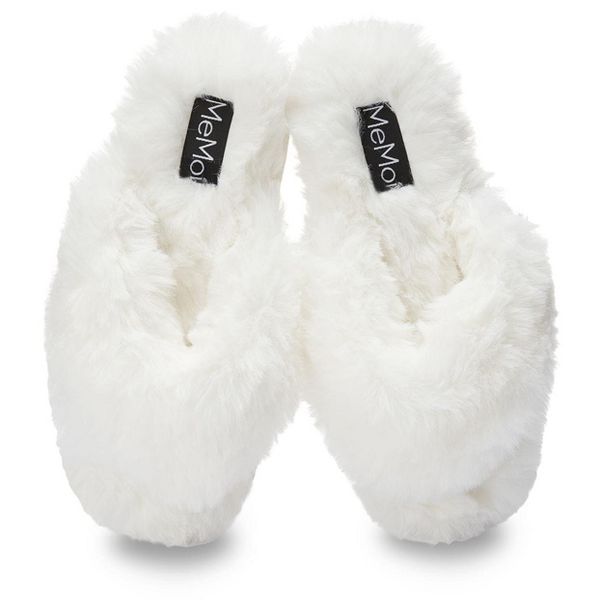 Fuzzy Plush Thong Slippers - Pantuflas