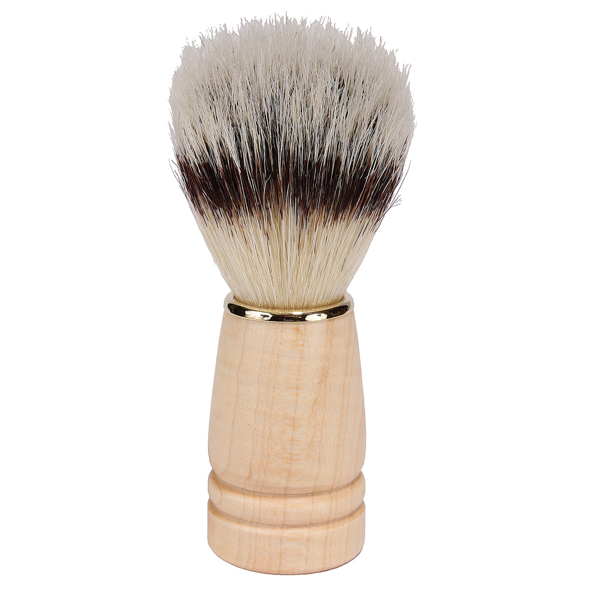 BRISTLE SHAVE BRU NATURAL WOOD / BROCHA DE AFEITAR CON CERDAS DE MADERA NATURAL