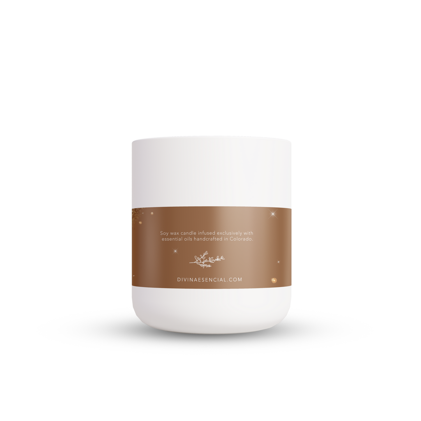 Vela de Soja de Cera Natural - Vainilla Navideña