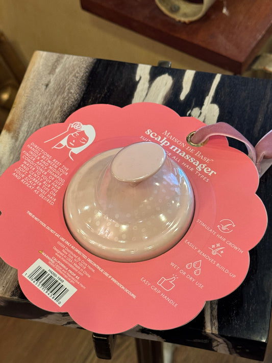 Pattern Scalp Massager - Pink -