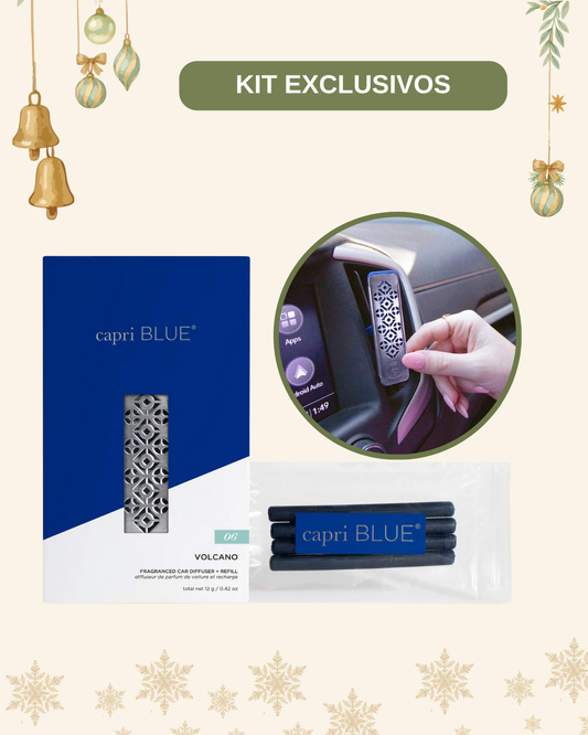 Kit Exclusivo Volcano Car Diffuser + Refill