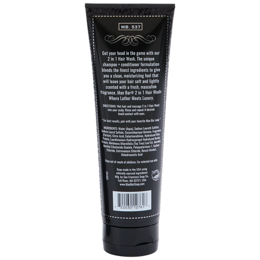 Shampoo + Conditioner 2 en 1 Man Bar - Ambar Medianoche