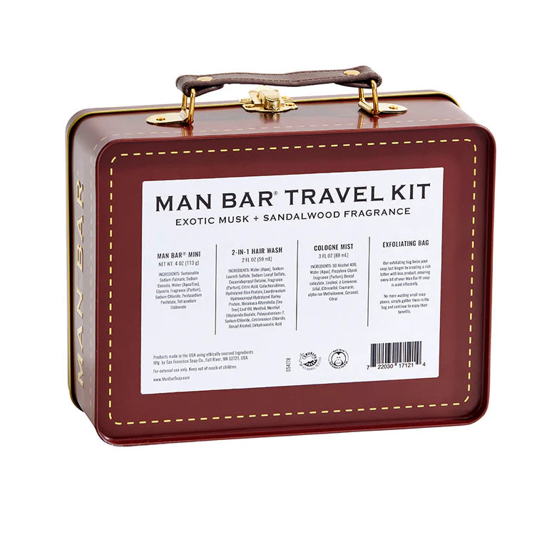 Man Bar Travel Kit - Exotic Musk & Sandalwood