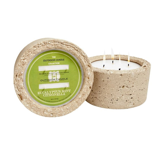 Vela de Exterior Eucalyptus Mint - Citronella