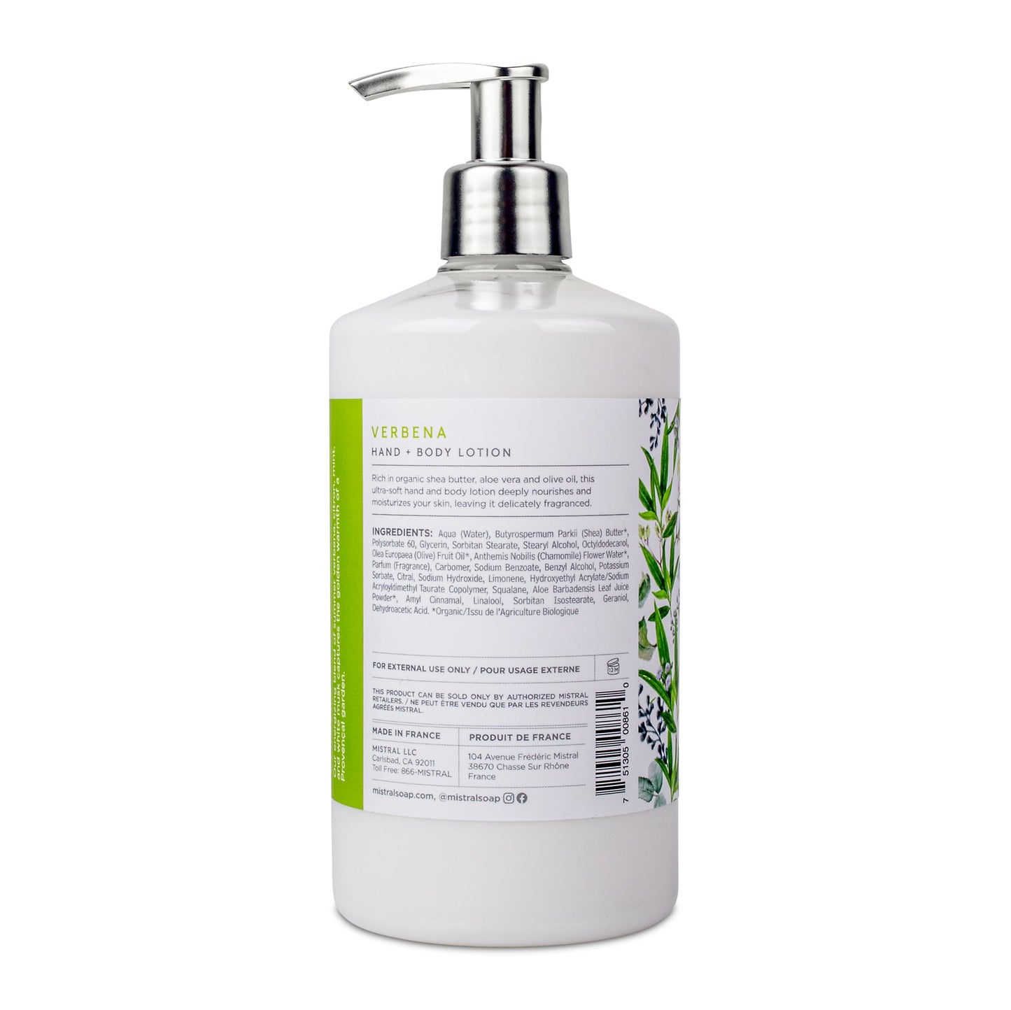 Verbena Hand + Body Lotion 16.9 OZ