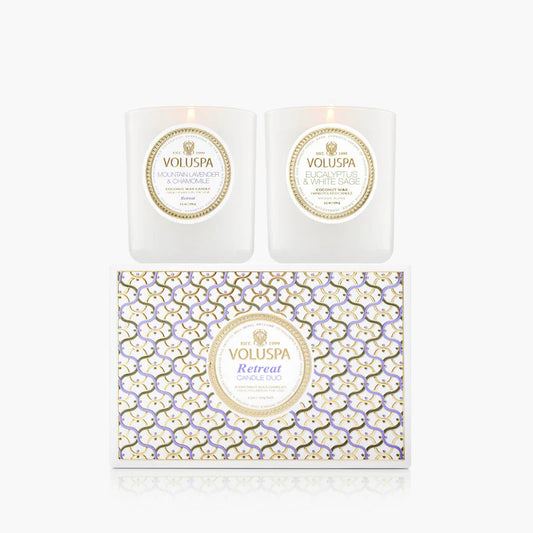 Retreat Candle Duo Gift Set