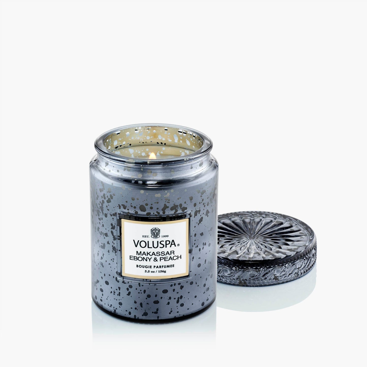 Makassar Ebony & Peach Small Jar Candle 5.5oz