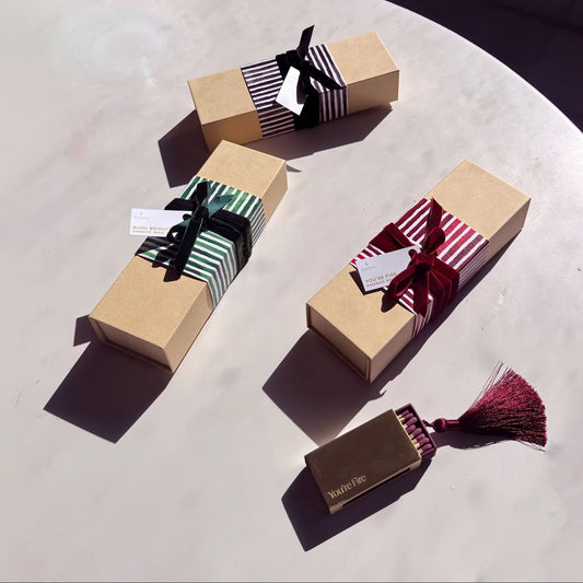 Merriment Brass Matchbox with Black Tassel