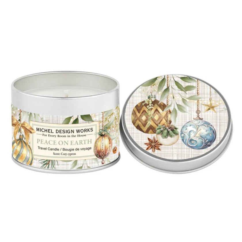 Peace on Earth Travel Candle