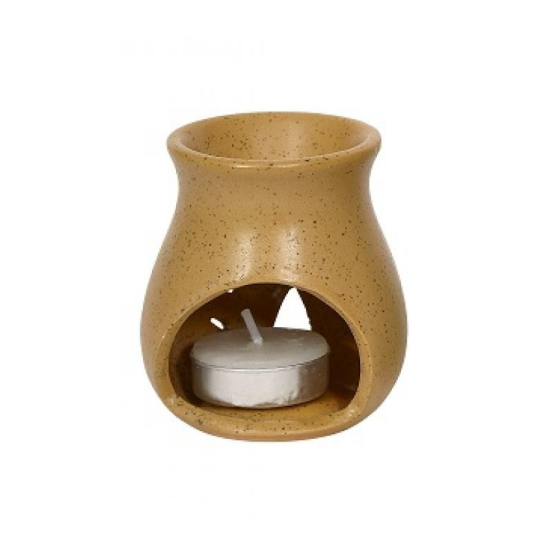 YELLOW MINI CERAMIC OIL BURNER