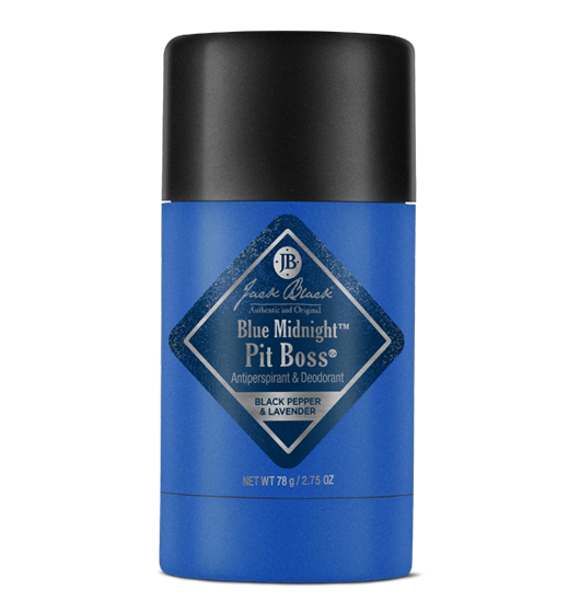 Blue Midnight™ Antitranspirante y desodorante Pit Boss®
