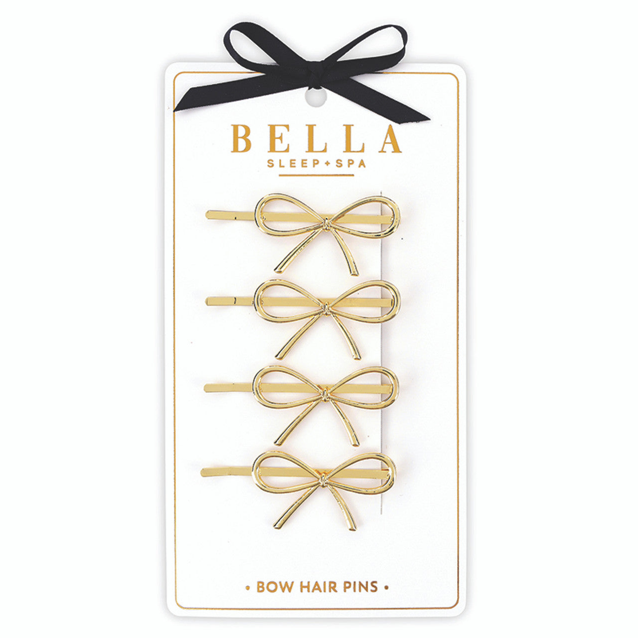 Hair Pins - Gold Bows