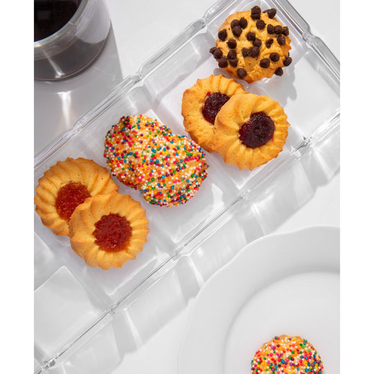 Bandeja para servir con forma de radio