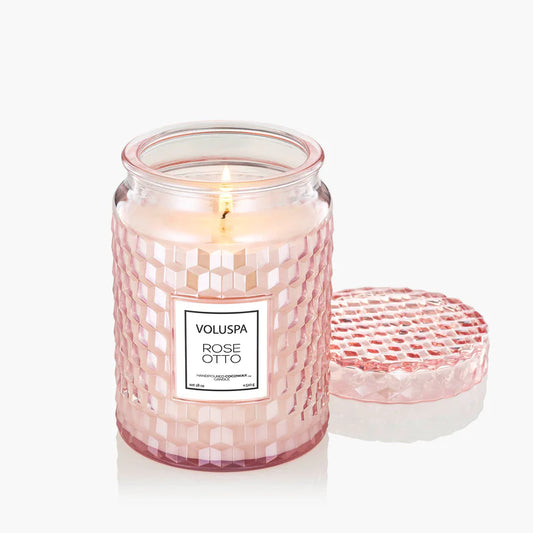 Rose Otto Large Jar Candle 18oz