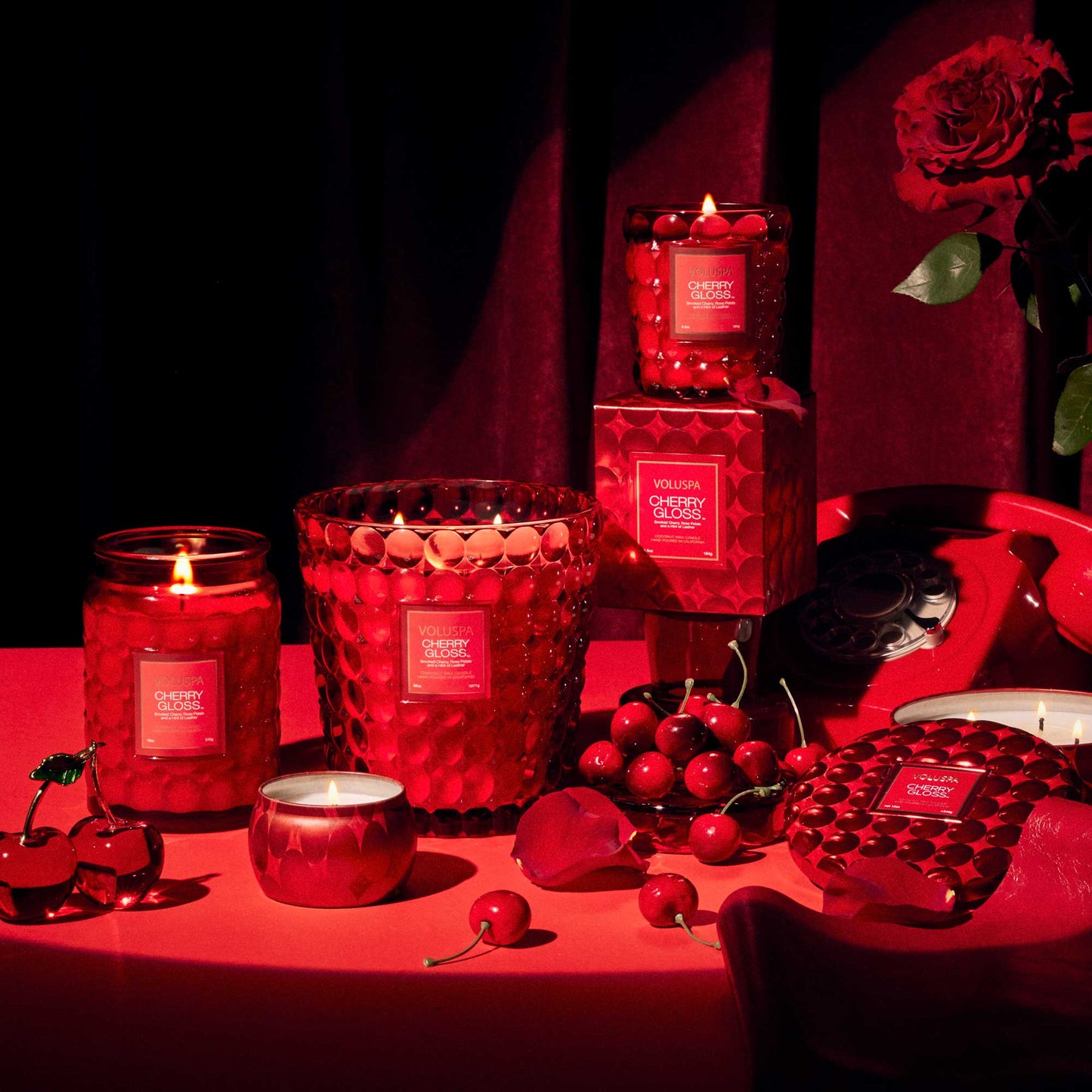 Cherry Gloss Mini Tin Candle