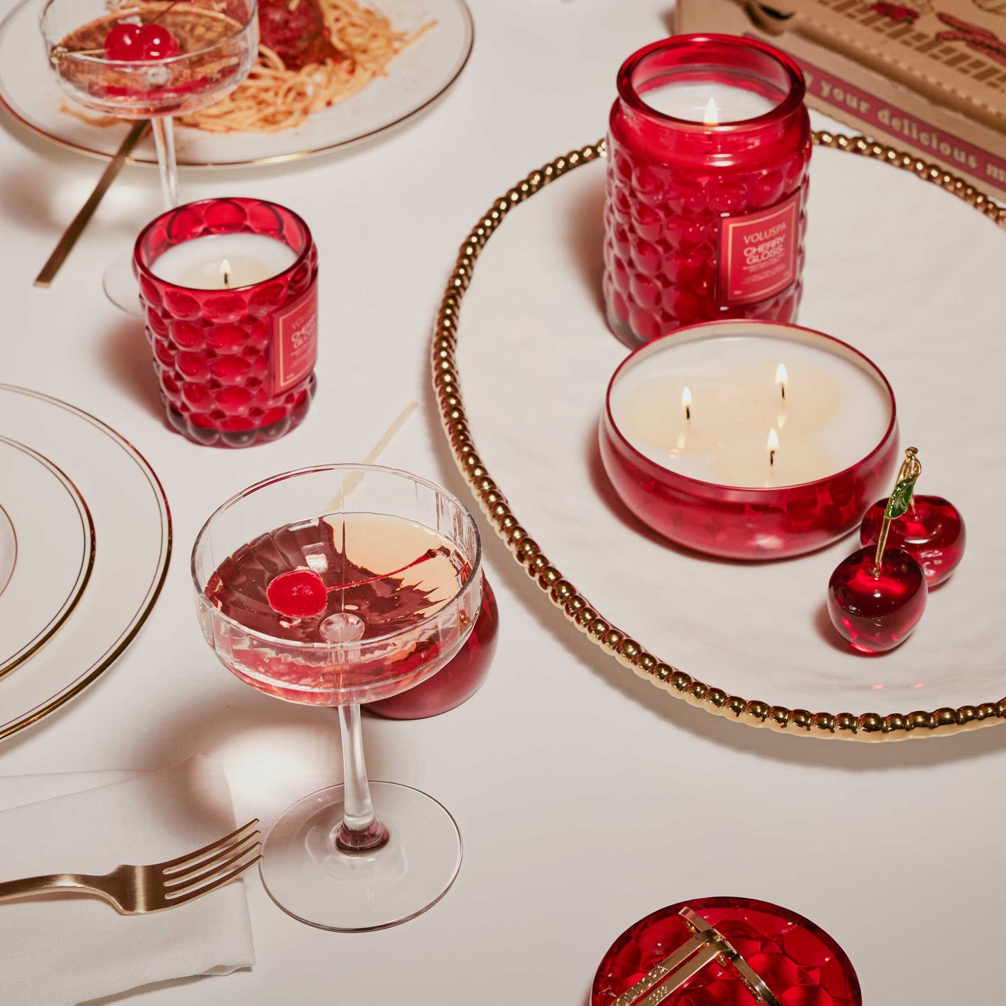 Cherry Gloss 3 Wick Tin Candle