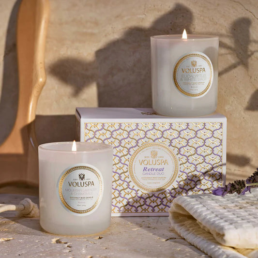 Retreat Candle Duo Gift Set