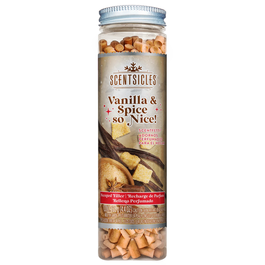 Scentsicles Scentfetti Scented Paper Filler, Vanilla & Spice So Nice, 125g Bottle