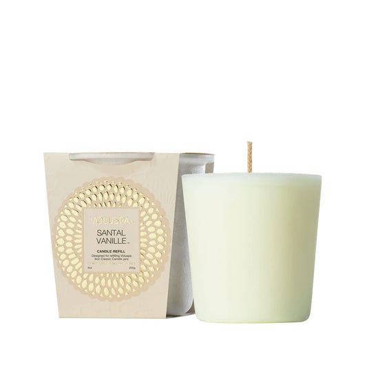 SANTAL VANILLE CLASSIC CANDLE REFILL 9 OZ