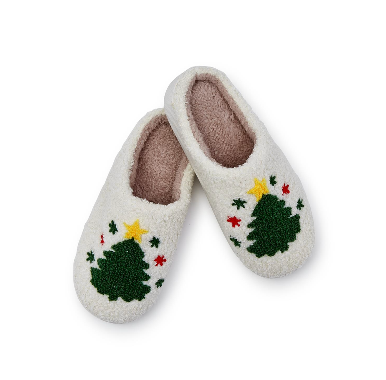 TREE ICON PLUSH SLIPPER
