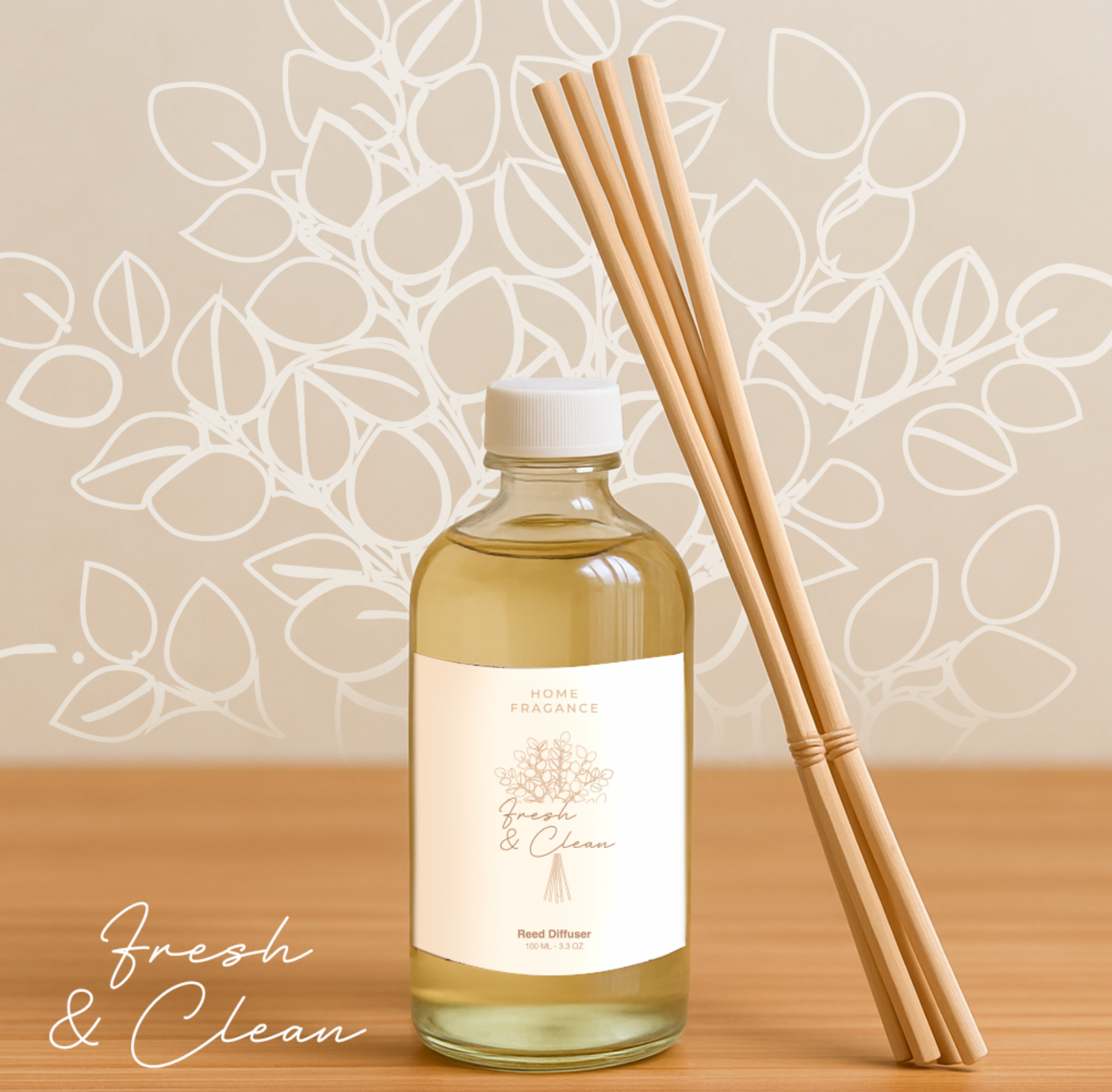 Fresh & Clean - Reed Diffuser Refill