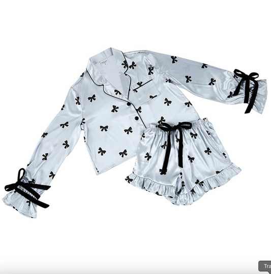 BELLA APPAREL VEL BOW TWO PC BOWS-MD