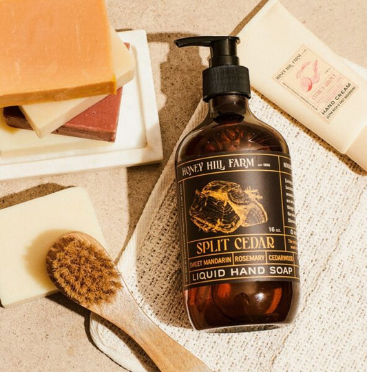 Honey Hill Farm 16 oz. Liquid Hand Soap – Split Cedar